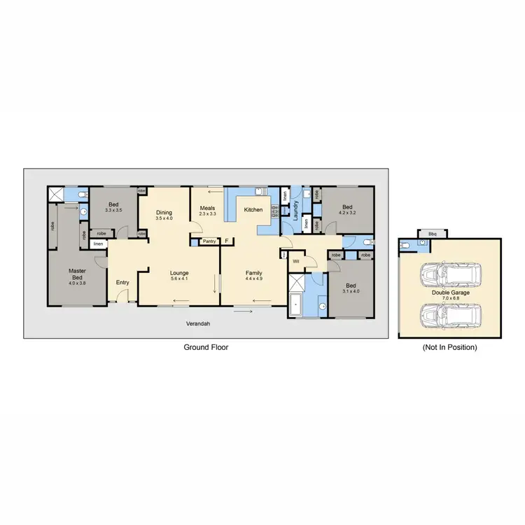 Floorplan of Homely house listing, 175 Elizabeth Drive, Rosebud VIC 3939