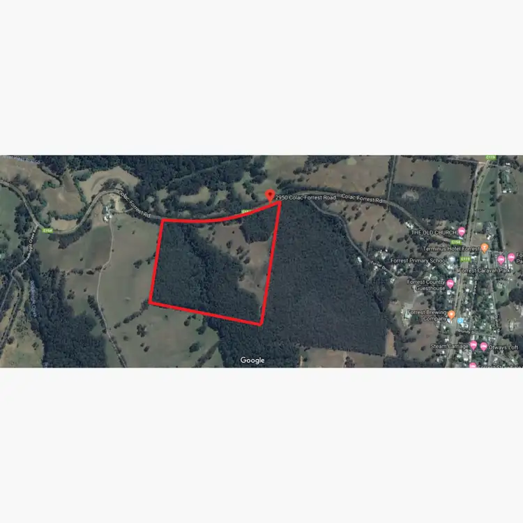 Floorplan of Homely rural property listing, 2950 Colac-Forrest Road, Forrest VIC 3236