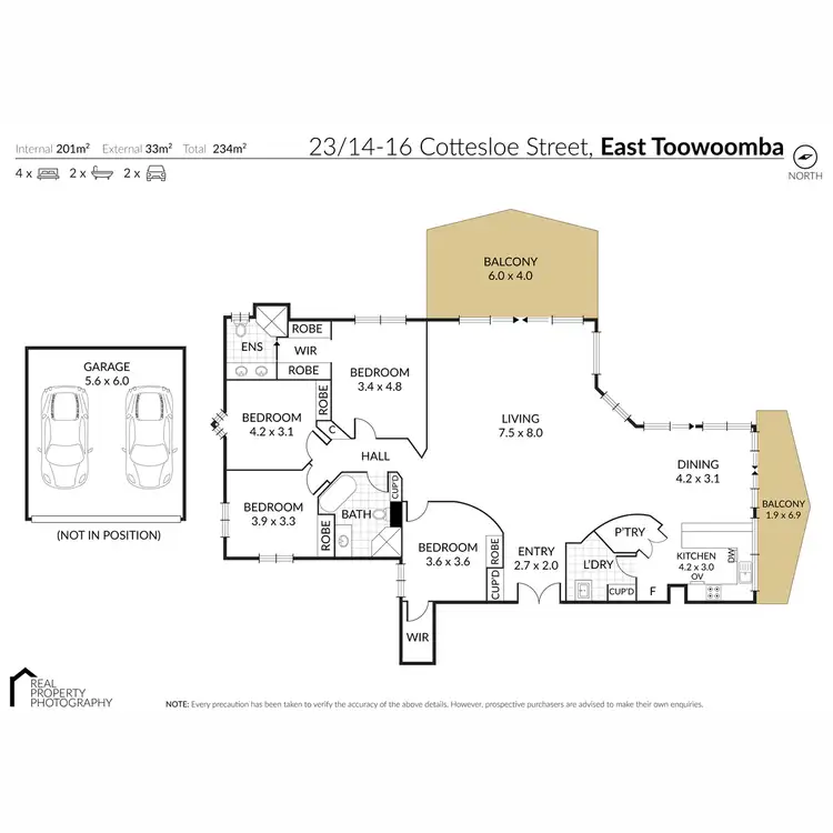 Floorplan of Homely unit listing, 23/14-16 Cottesloe Street, East Toowoomba QLD 4350