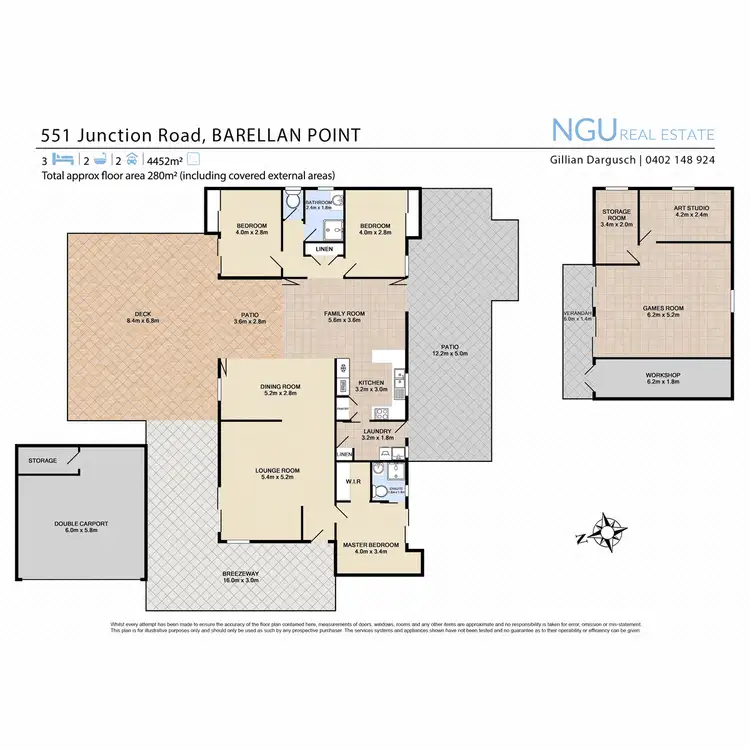 Floorplan of Homely house listing, 551 Junction Road, Barellan Point QLD 4306