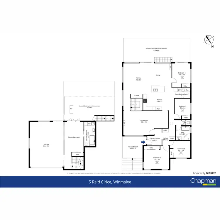 Floorplan of Homely house listing, 3 Reid Circle, Winmalee NSW 2777