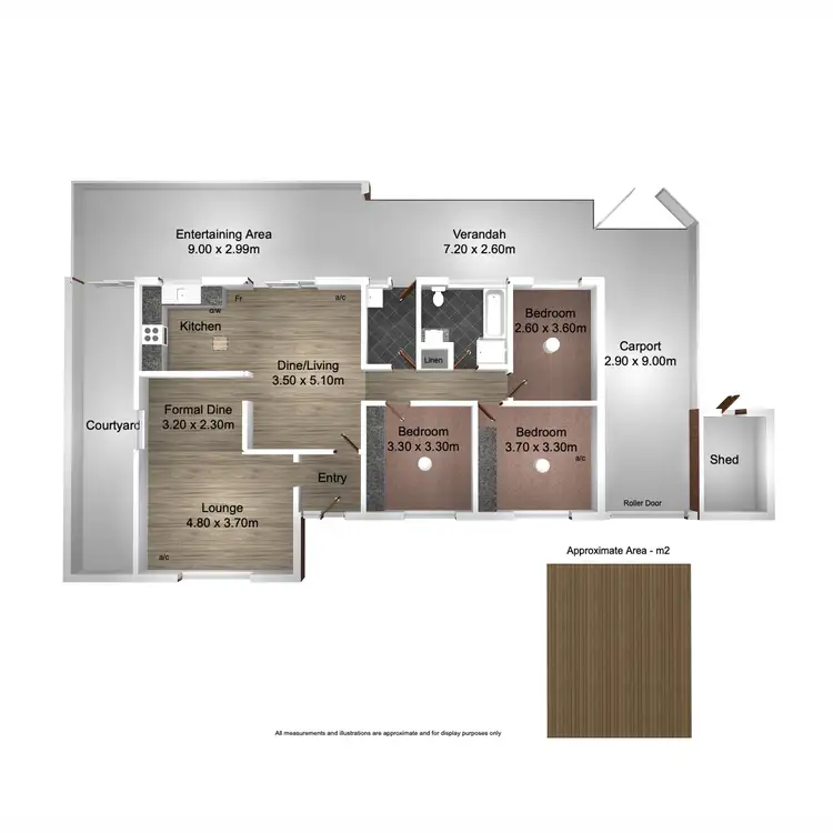 Floorplan of Homely house listing, 19 Featherstone Drive, Huntfield Heights SA 5163