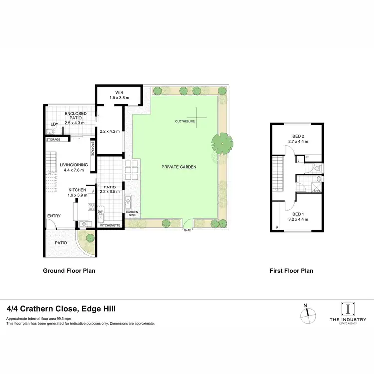 Floorplan of Homely unit listing, 4/4 Crathern Close, Edge Hill QLD 4870
