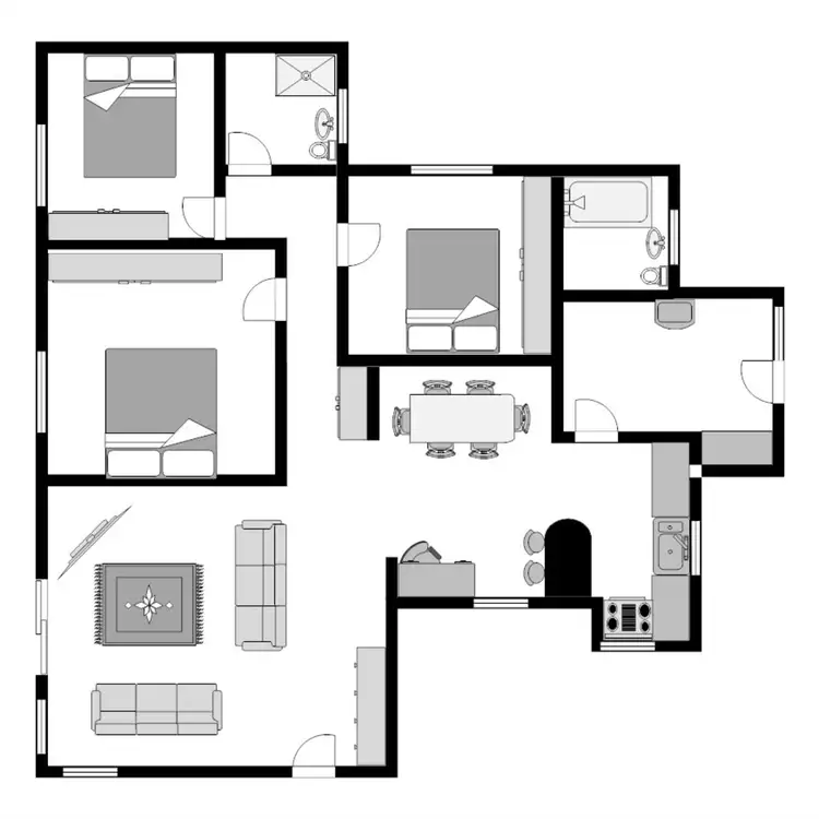 Floorplan of Homely house listing, 10 Quorna Avenue, Port Lincoln SA 5606