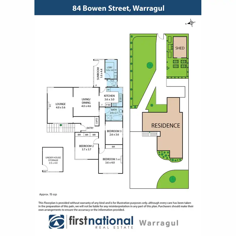 Floorplan of Homely house listing, 84 Bowen Street, Warragul VIC 3820