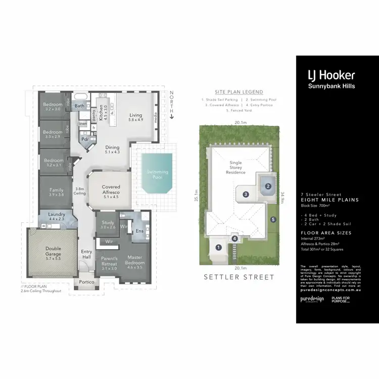 Floorplan of Homely house listing, 7 Settler Street, Eight Mile Plains QLD 4113