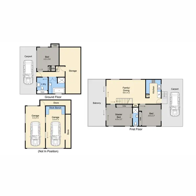 Floorplan of Homely house listing, 17-19 Charles Street, Mccrae VIC 3938