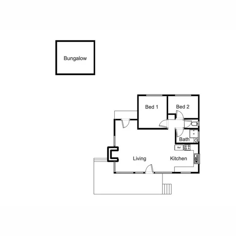 Floorplan of Homely house listing, 4202 Mansfield-Woods Point Road, Jamieson VIC 3723