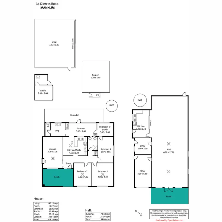 Floorplan of Homely house listing, 36 Diercks Road, Mannum SA 5238