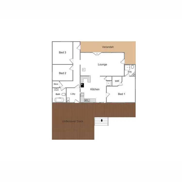 Floorplan of Homely rural property listing, 87 Pollock Avenue, Bonnie Doon VIC 3720