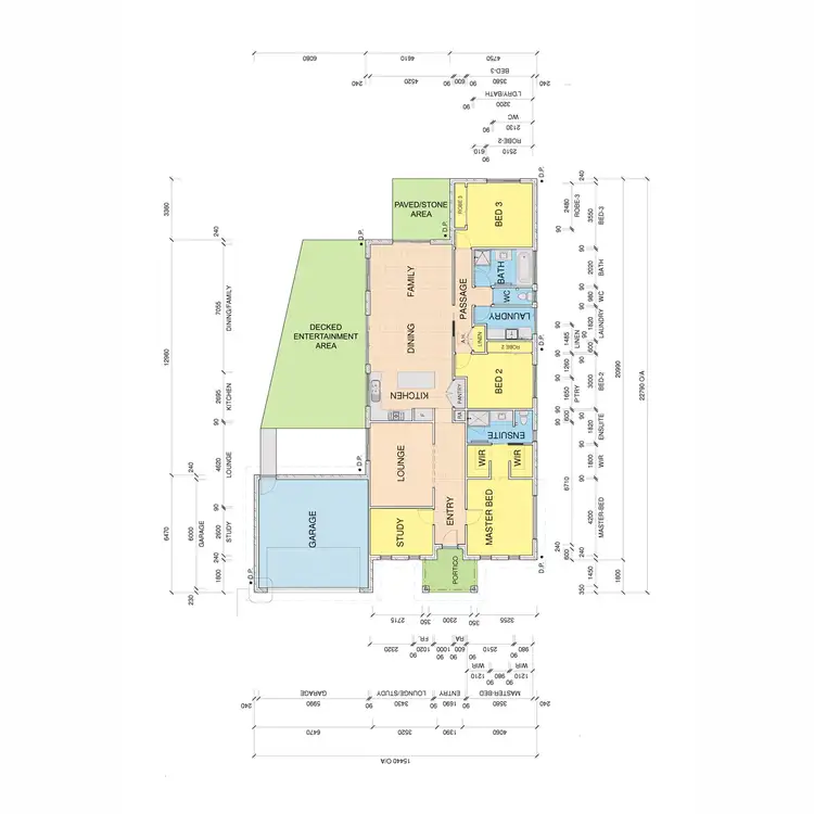 Floorplan of Homely house listing, 5 Woondella Boulevard, Sale VIC 3850