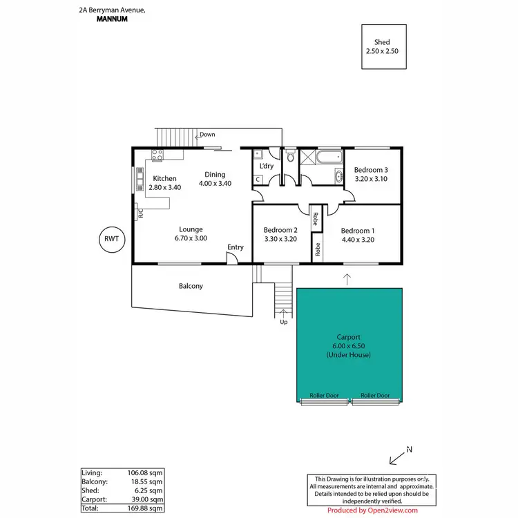 Floorplan of Homely house listing, 2a Berryman Avenue, Mannum SA 5238