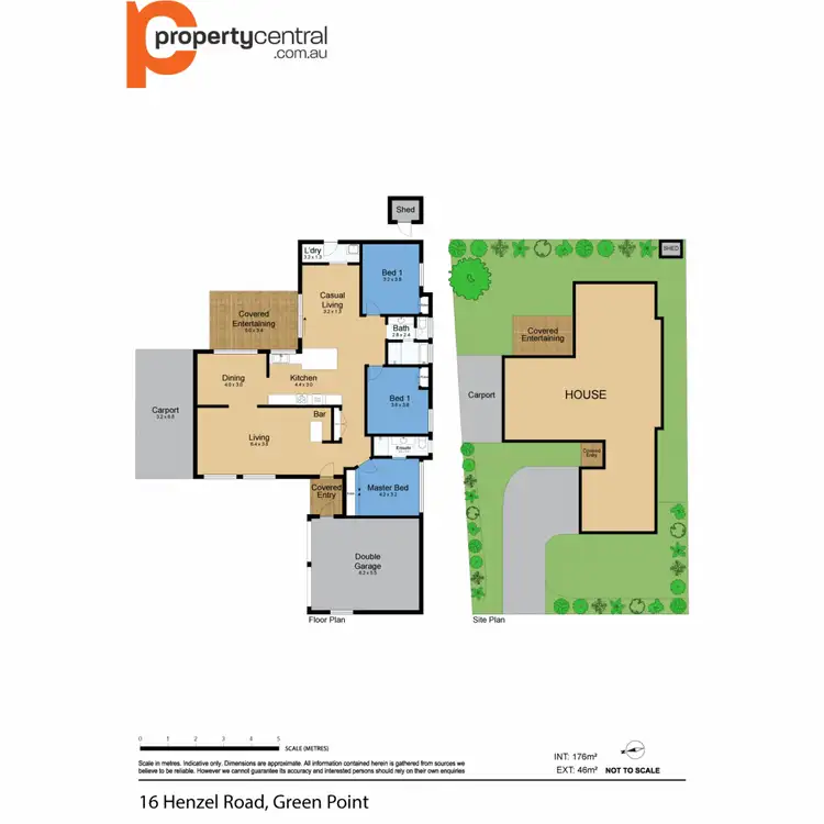 Floorplan of Homely house listing, 16 Henzel Road, Green Point NSW 2251