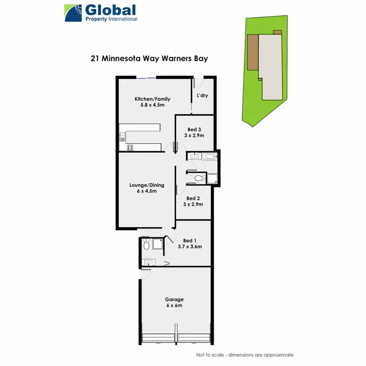 Floorplan of Homely house listing, 21 Minnesota Way, Warners Bay NSW 2282