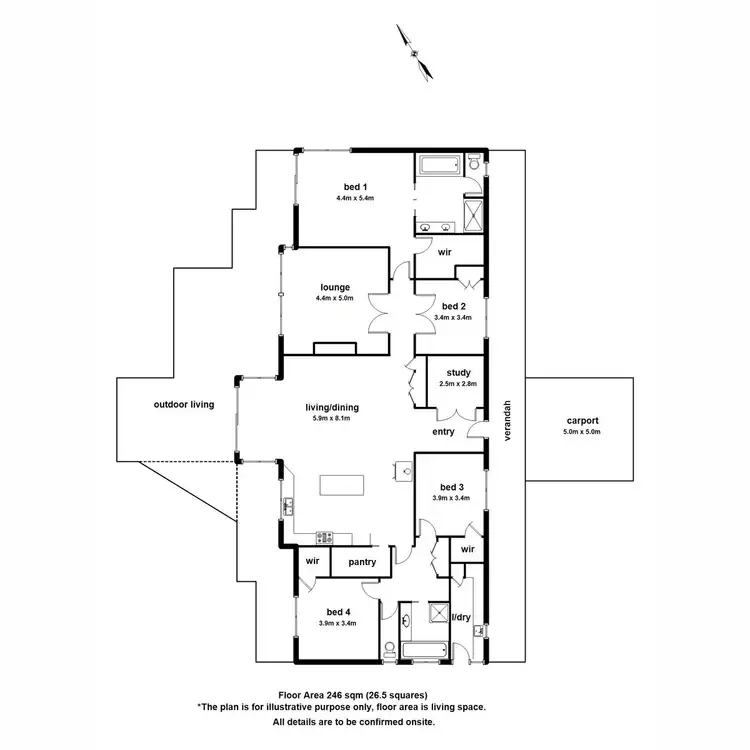 Floorplan of Homely house listing, 141 Spillers Road, Macclesfield VIC 3782