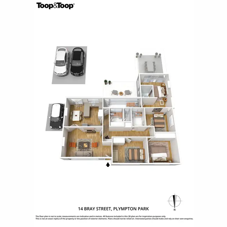 Floorplan of Homely house listing, 14 Bray Street, Plympton Park SA 5038