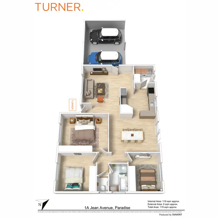Floorplan of Homely house listing, 1A Jean Avenue, Paradise SA 5075