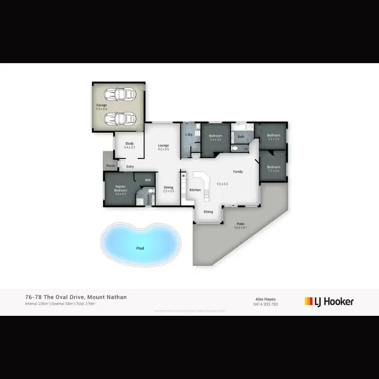 Floorplan of Homely house listing, 76-78 The Oval Drive, Mount Nathan QLD 4211