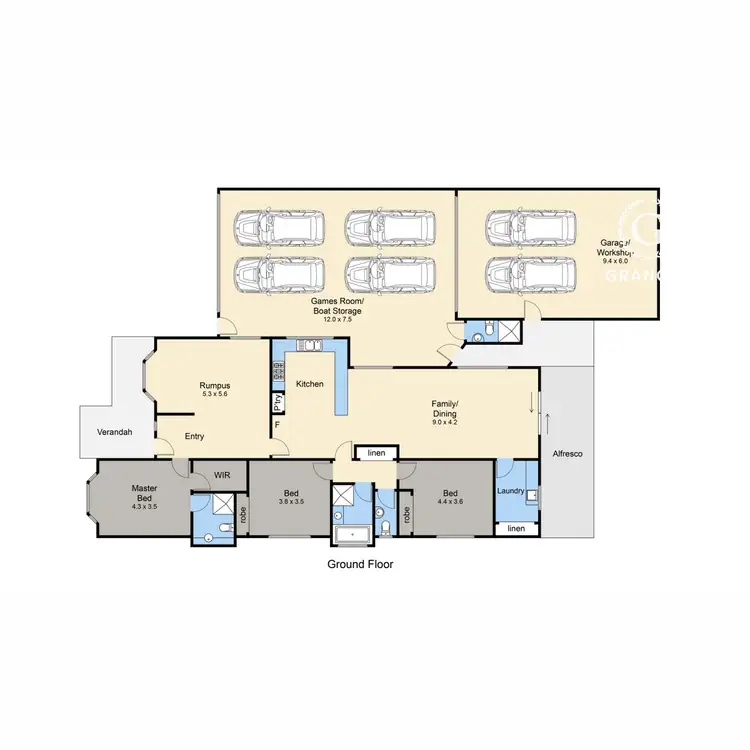 Floorplan of Homely house listing, 1 George Street, Safety Beach VIC 3936
