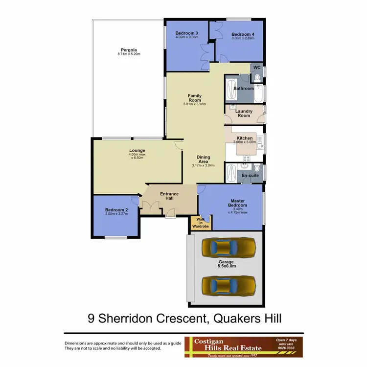 Floorplan of Homely house listing, 9 Sherridon Crescent, Quakers Hill NSW 2763
