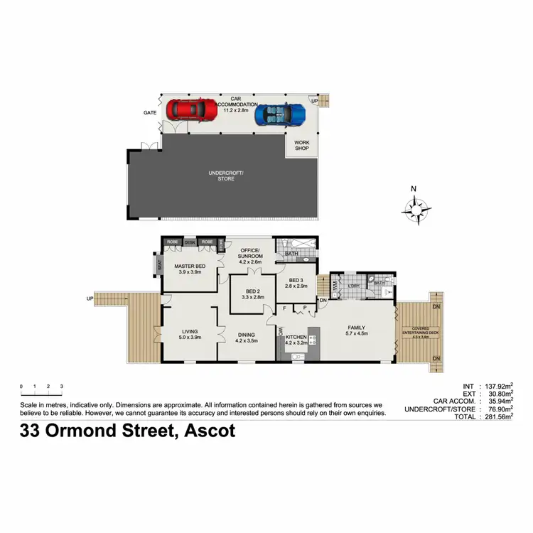 Floorplan of Homely house listing, 33 Ormond Street, Ascot QLD 4007