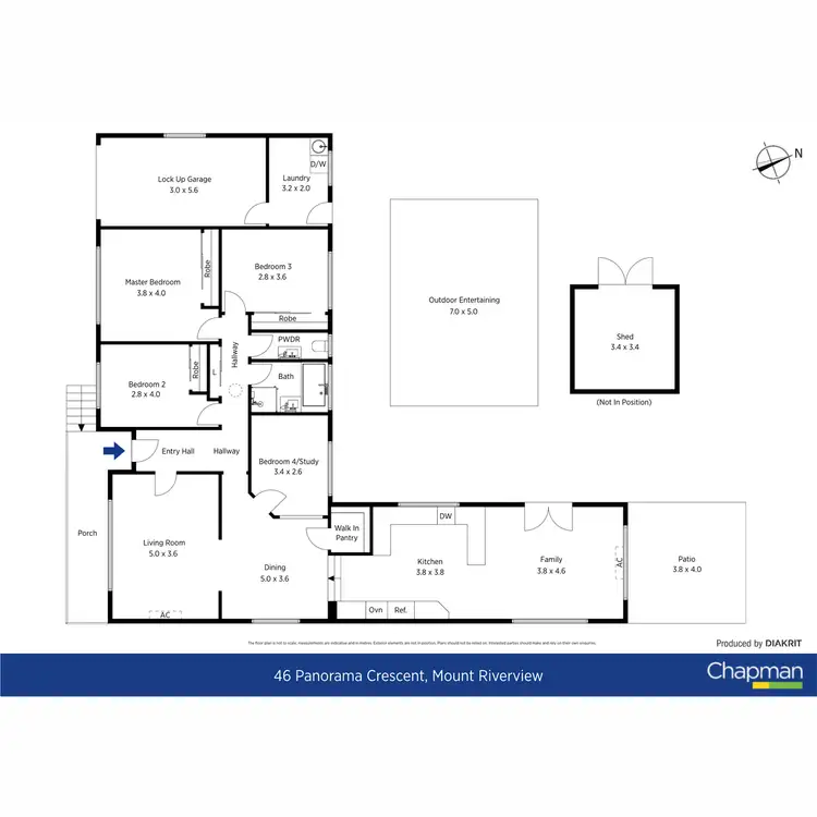 Floorplan of Homely house listing, 46 Panorama Crescent, Mount Riverview NSW 2774