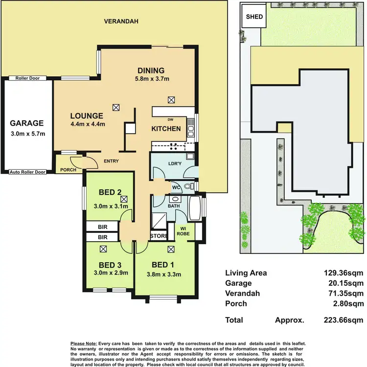 Floorplan of Homely house listing, 17 Kentia Drive, Para Hills West SA 5096