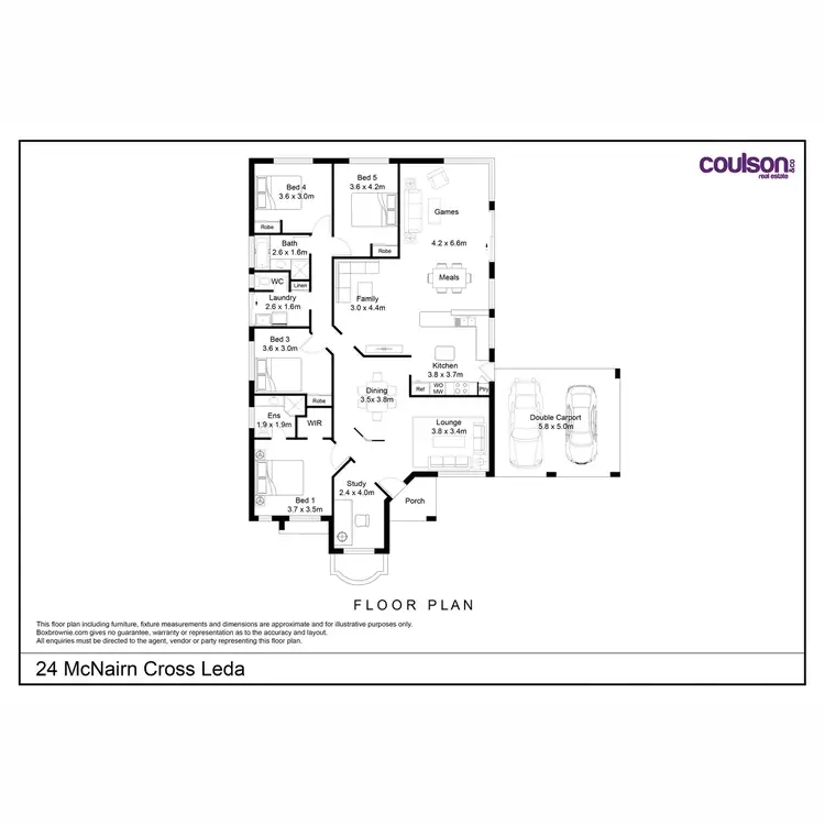Floorplan of Homely house listing, 24 McNairn Cross, Leda WA 6170