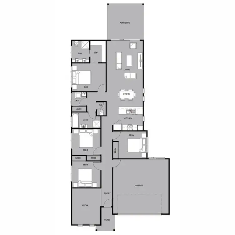 Floorplan of Homely house listing, 72 Cavalry Way, Sippy Downs QLD 4556