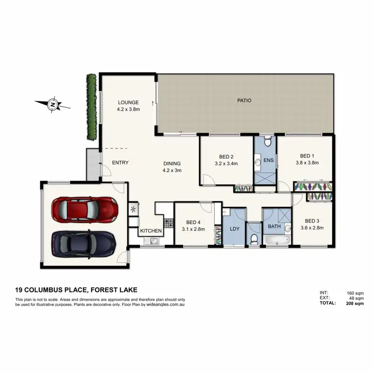 Floorplan of Homely house listing, 19 Columbus Place, Forest Lake QLD 4078
