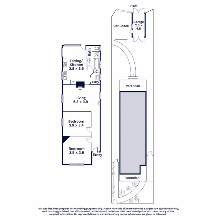 Floorplan of Homely house listing, 92 Epsom Road, Ascot Vale VIC 3032