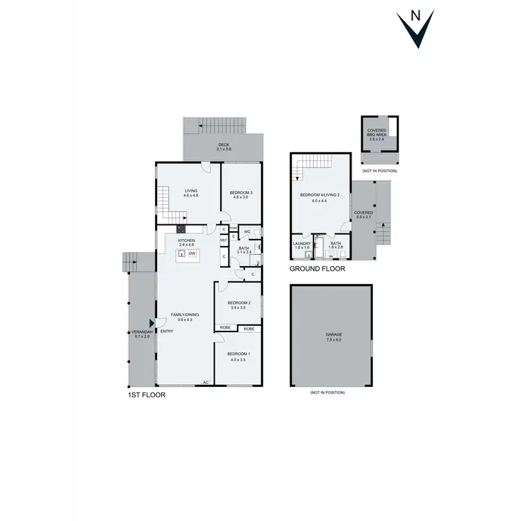 Floorplan of Homely house listing, 53 Sussex Road, Rye VIC 3941