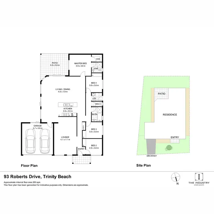 Floorplan of Homely house listing, 93 Roberts Drive, Trinity Beach QLD 4879