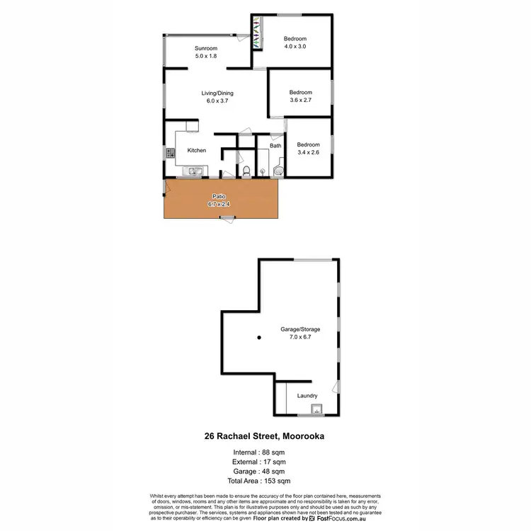 Floorplan of Homely house listing, 26 Rachael Street, Moorooka QLD 4105