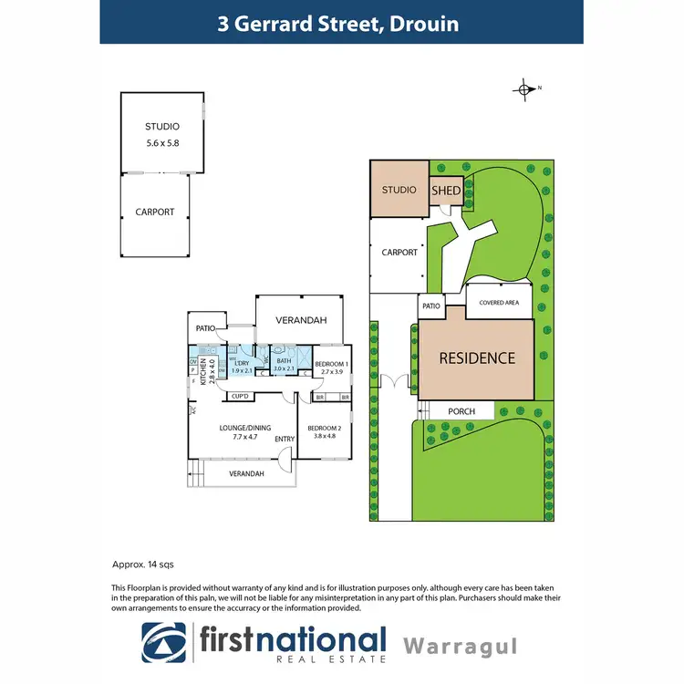 Floorplan of Homely house listing, 3 Gerrard Street, Drouin VIC 3818