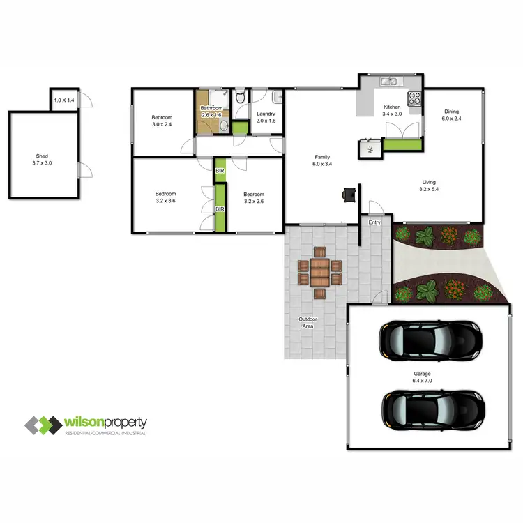 Floorplan of Homely house listing, 11 Morgan Drive, Traralgon VIC 3844