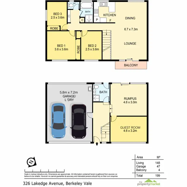 Floorplan of Homely house listing, 326 Lakedge Avenue, Berkeley Vale NSW 2261