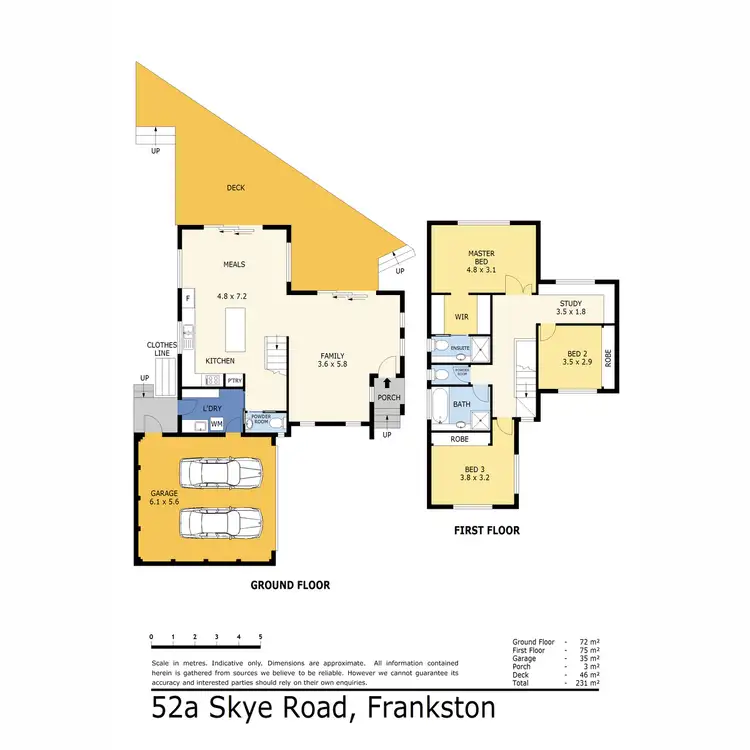 Floorplan of Homely townhouse listing, 52a Skye Road, Frankston VIC 3199