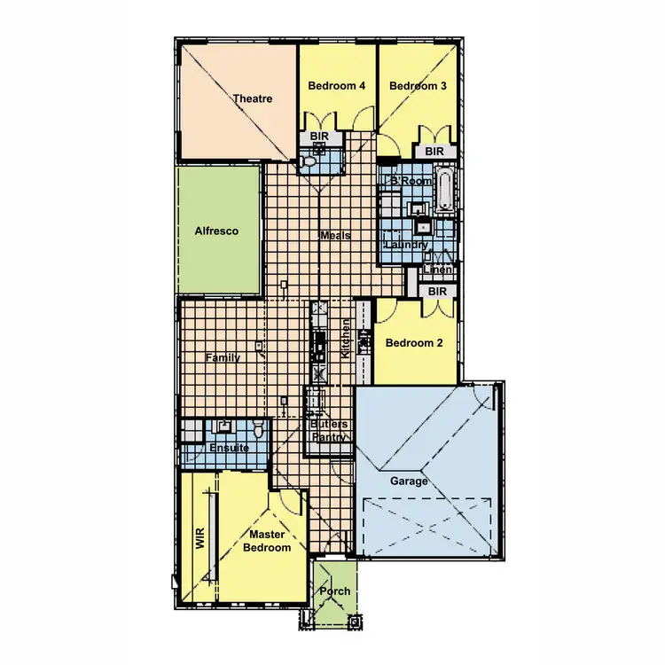 Floorplan of Homely house listing, 40 Woondella Boulevard, Sale VIC 3850