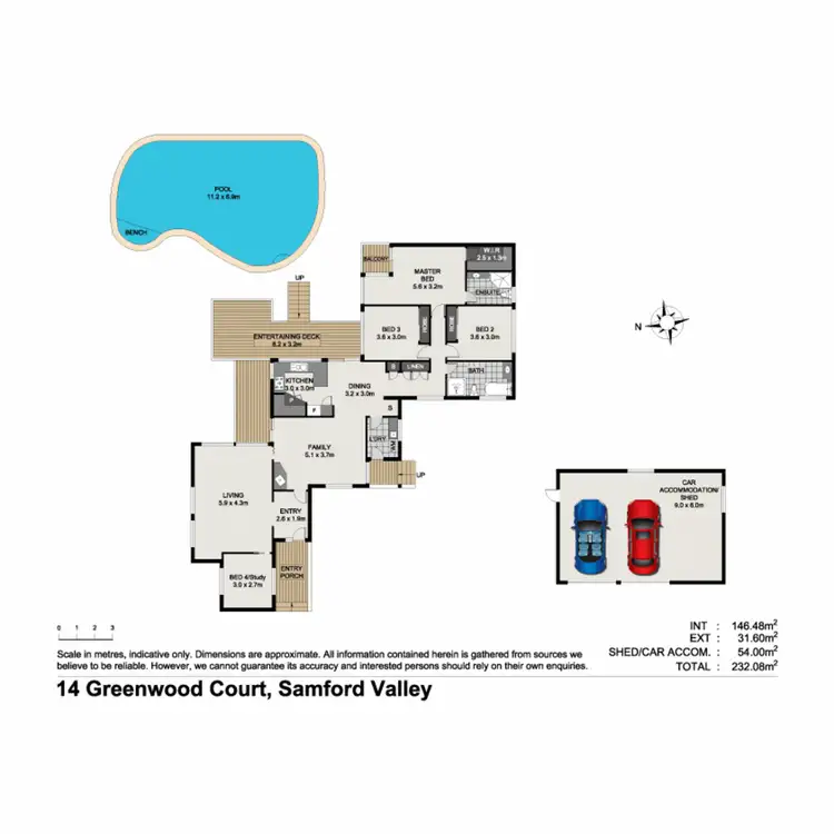 Floorplan of Homely house listing, 14 Greenwood Crescent, Samford Valley QLD 4520