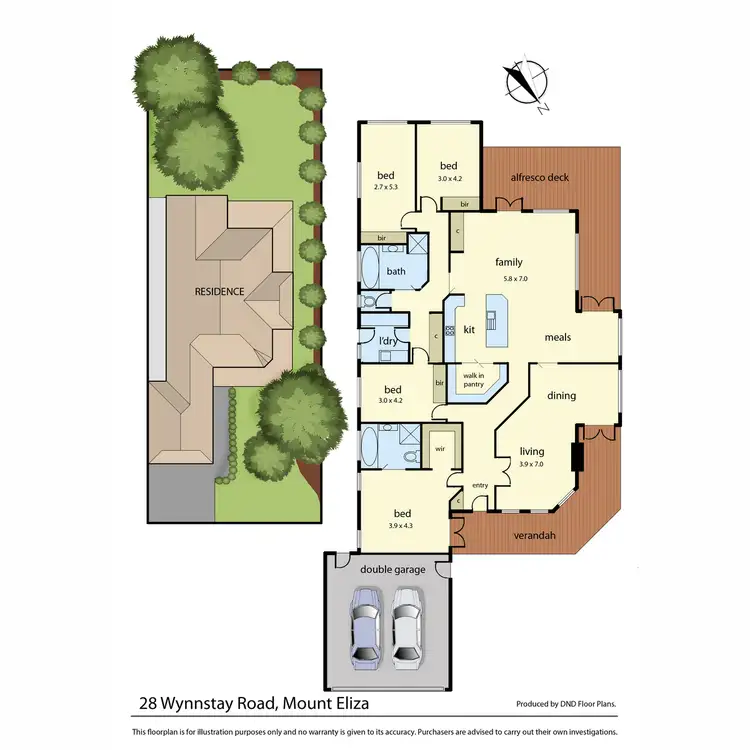 Floorplan of Homely house listing, 28 Wynnstay Road, Mount Eliza VIC 3930