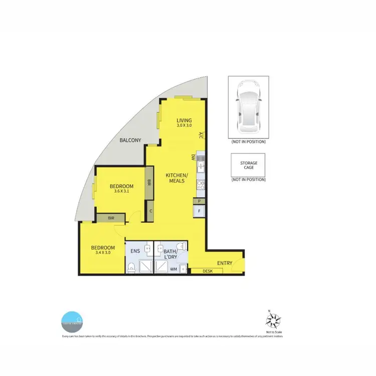 Floorplan of Homely apartment listing, 301/146 Bell Street, Coburg VIC 3058