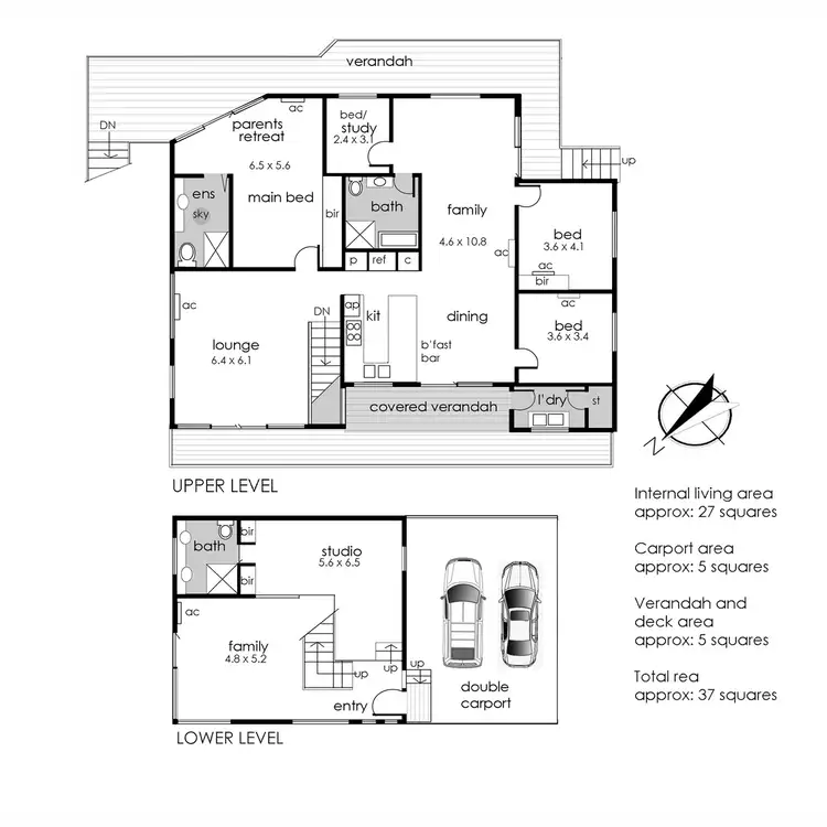 Floorplan of Homely house listing, 57 Pier Street, Rye VIC 3941