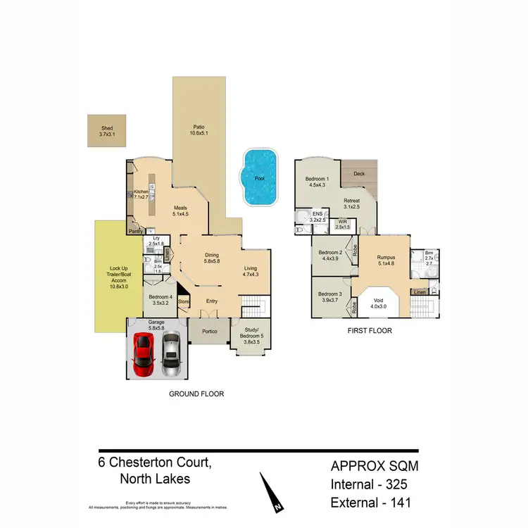 Floorplan of Homely house listing, 6 Chesterton Street, North Lakes QLD 4509