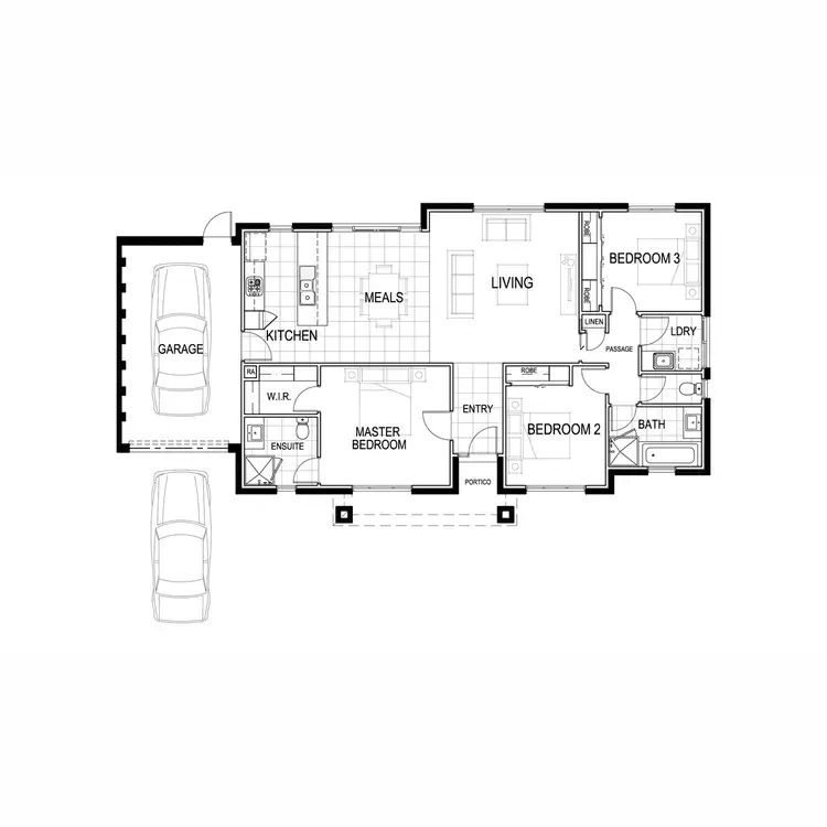 Floorplan of Homely house listing, 62 Giot Drive, Wendouree VIC 3355