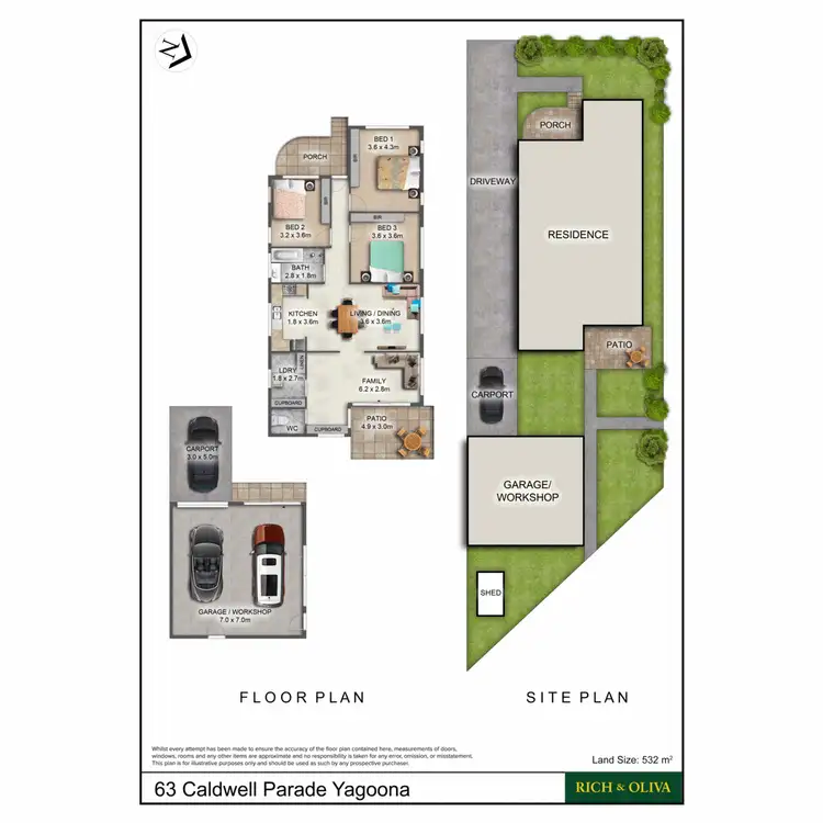 Floorplan of Homely house listing, 63 Caldwell Parade, Yagoona NSW 2199