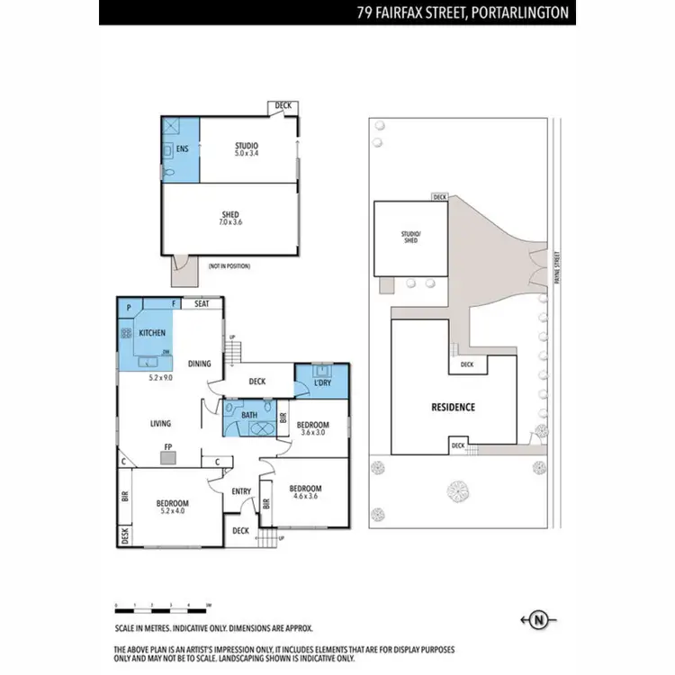Floorplan of Homely house listing, 79 Fairfax Street, Portarlington VIC 3223