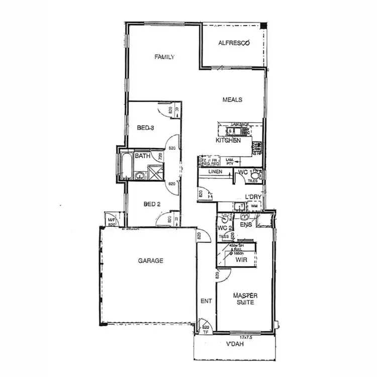 Floorplan of Homely house listing, 20 Fairlie Road, Canning Vale WA 6155