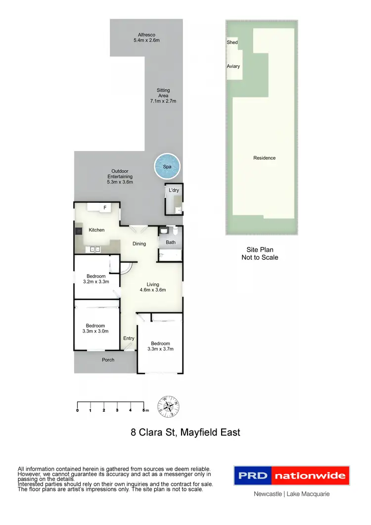 Floorplan of Homely house listing, 8 Clara Street, Mayfield East NSW 2304