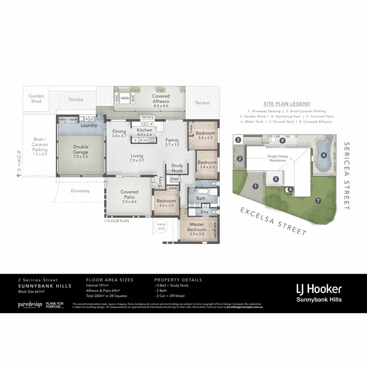 Floorplan of Homely house listing, 2 Sericea Street, Sunnybank Hills QLD 4109